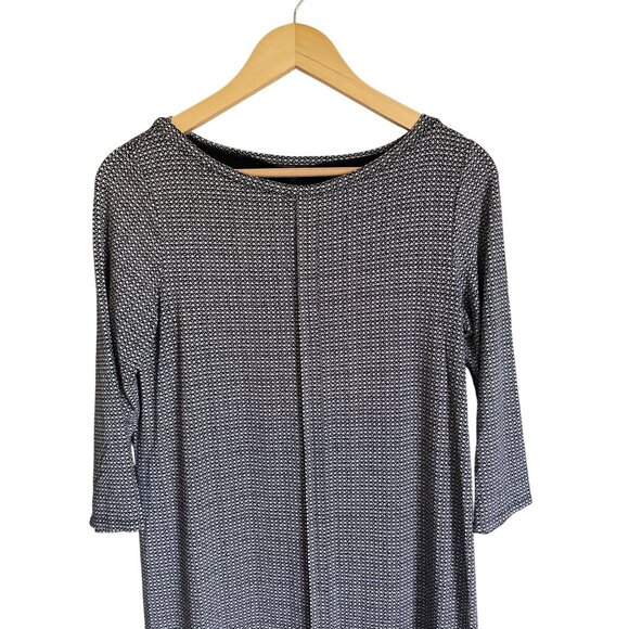 J. Jill Wearever Collection Stretchy Geometric Abstract Shift Dress Size XS - Picture 3 of 8